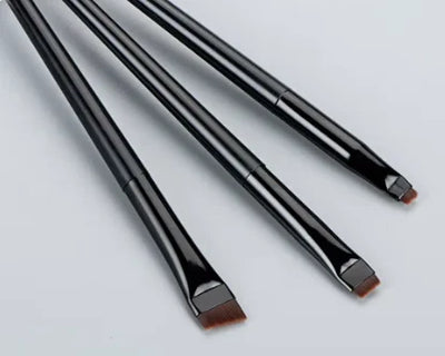 Wholesale 3pcs/set Blade Eyeliner Brush Eyebrow Brush Portable Flat Fine Eye Liner Brow Contour Makeup Brushes Makeup Tool