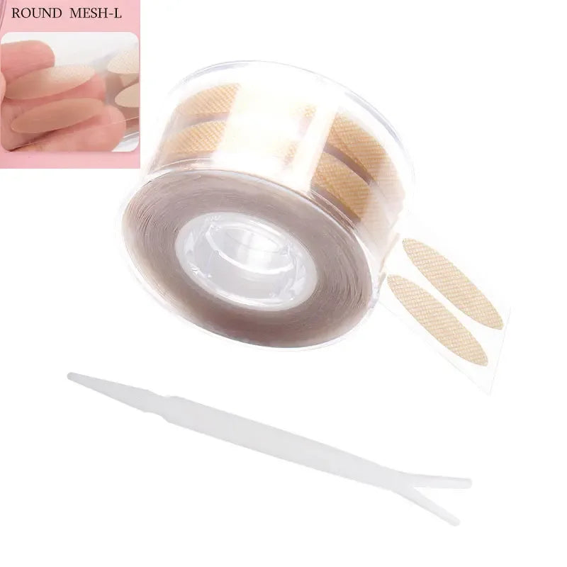 600 pcs Double Fold Eyelid Tape Sticker Invisible Lace Eyelash Extension Self-adhesive Under Eye Lashes Shadow Patch Beauty Tool