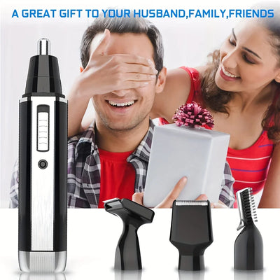 4 in 1 All Purpose Beauty Set Painless Trimming of Nose Hair Beard Eyebrow