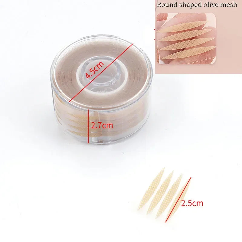 600 pcs Double Fold Eyelid Tape Sticker Invisible Lace Eyelash Extension Self-adhesive Under Eye Lashes Shadow Patch Beauty Tool