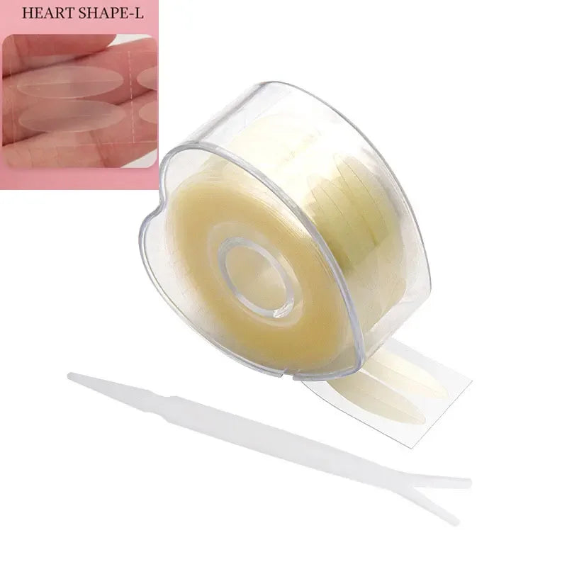 600 pcs Double Fold Eyelid Tape Sticker Invisible Lace Eyelash Extension Self-adhesive Under Eye Lashes Shadow Patch Beauty Tool