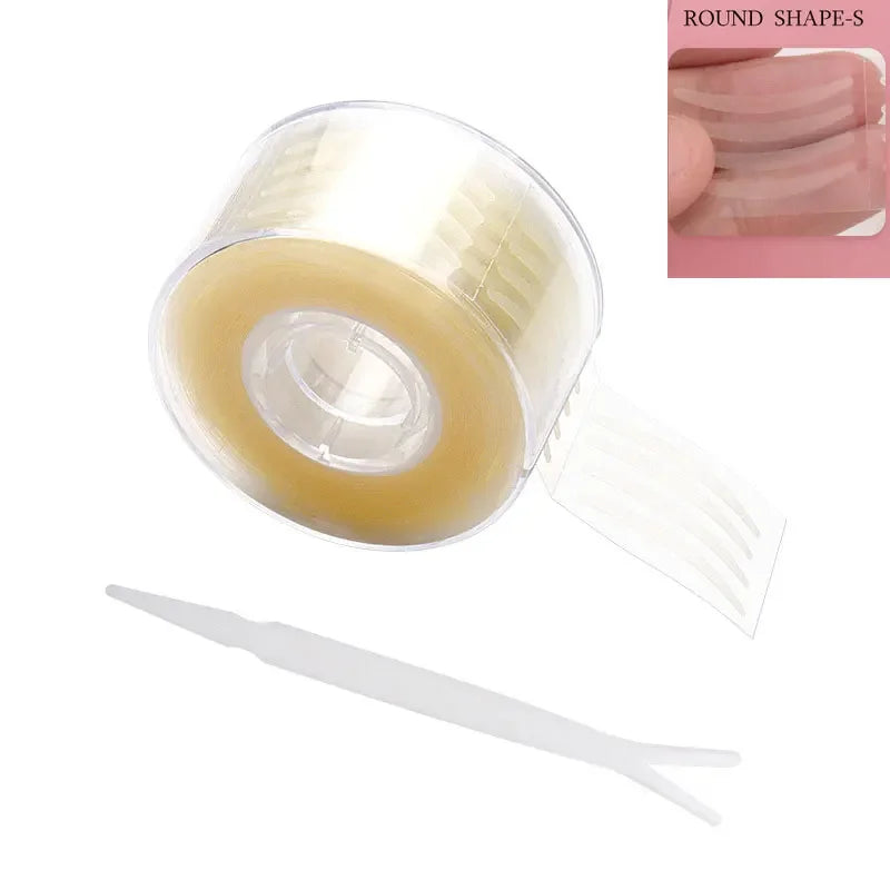 600 pcs Double Fold Eyelid Tape Sticker Invisible Lace Eyelash Extension Self-adhesive Under Eye Lashes Shadow Patch Beauty Tool