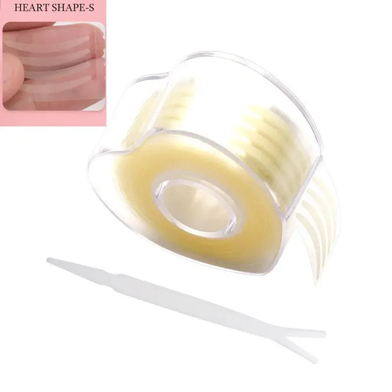 600 pcs Double Fold Eyelid Tape Sticker Invisible Lace Eyelash Extension Self-adhesive Under Eye Lashes Shadow Patch Beauty Tool