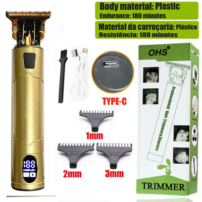 Professional Wireless Hair Clipper for Men Trimmer Set Beard Grooming Kit Precision Cutter Easy Use hair clipper limit comb