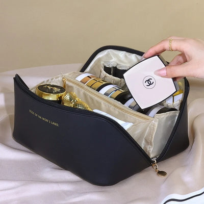 Makeup Organizer Female Toiletry Kit Bag Make Up Case Storage Pouch Luxury Lady Box, Cosmetic Bag, Organizer Bag for Travel Zip
