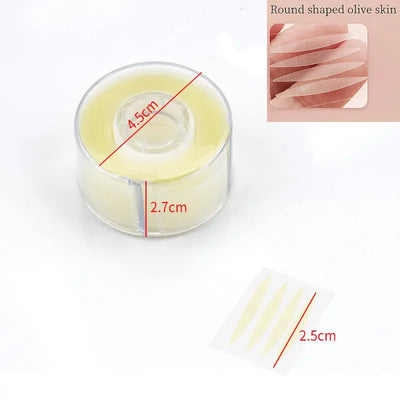 600 pcs Double Fold Eyelid Tape Sticker Invisible Lace Eyelash Extension Self-adhesive Under Eye Lashes Shadow Patch Beauty Tool