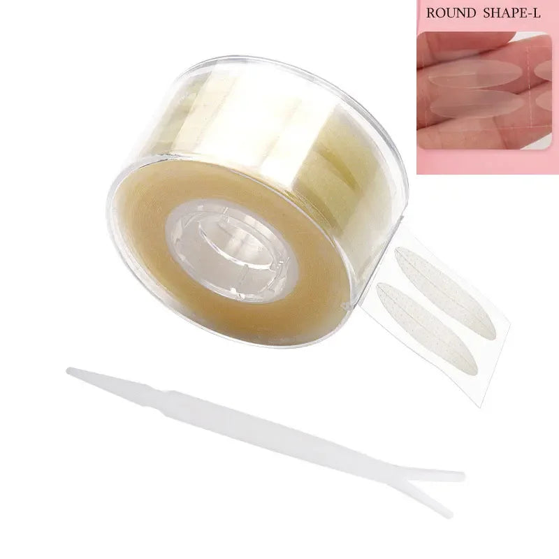 600 pcs Double Fold Eyelid Tape Sticker Invisible Lace Eyelash Extension Self-adhesive Under Eye Lashes Shadow Patch Beauty Tool